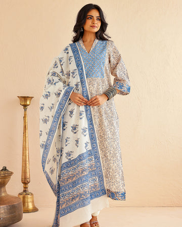 Buta Print Dupatta
