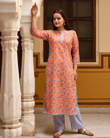 Zaira straight kurta