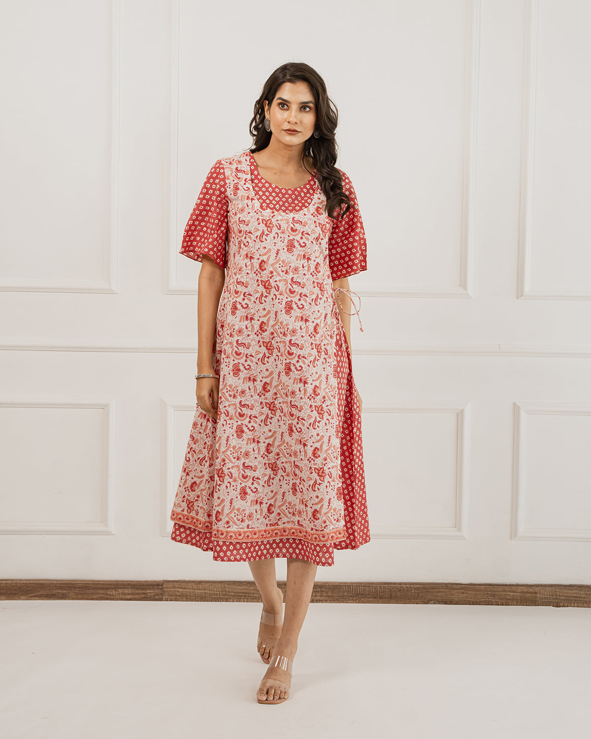 Poinsettia Apron dress