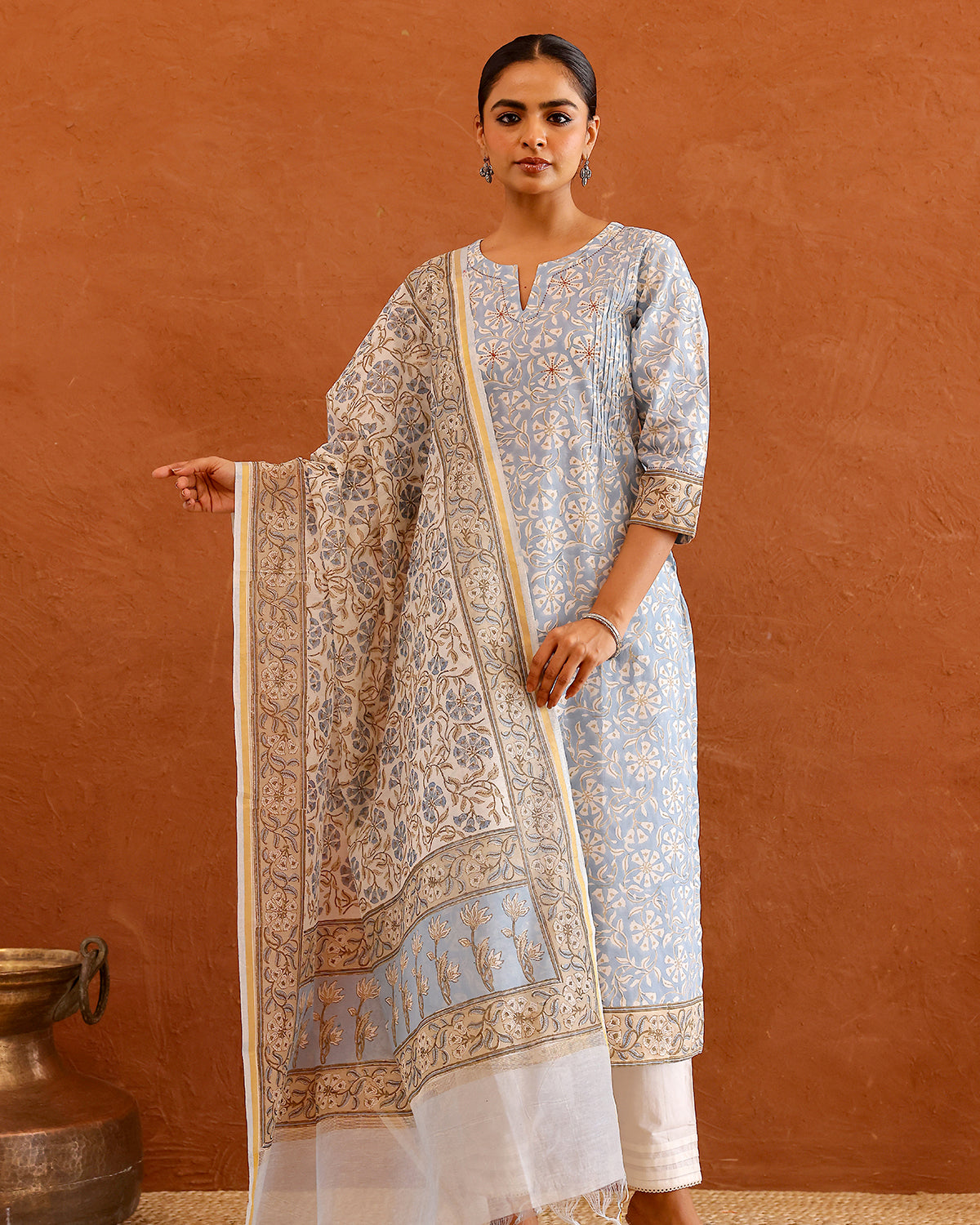 Neelima Floral Co-ord set (Set of 3)