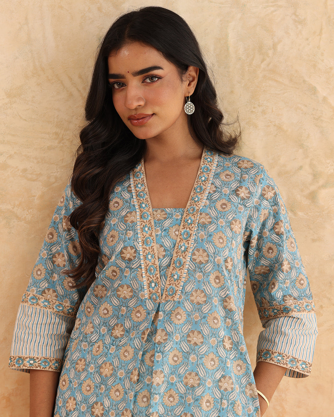 Aabha block printed kurta