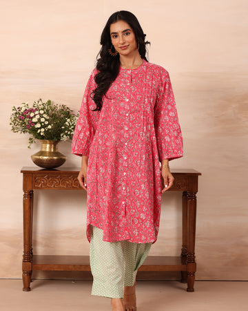 Kachnar block printed kurta